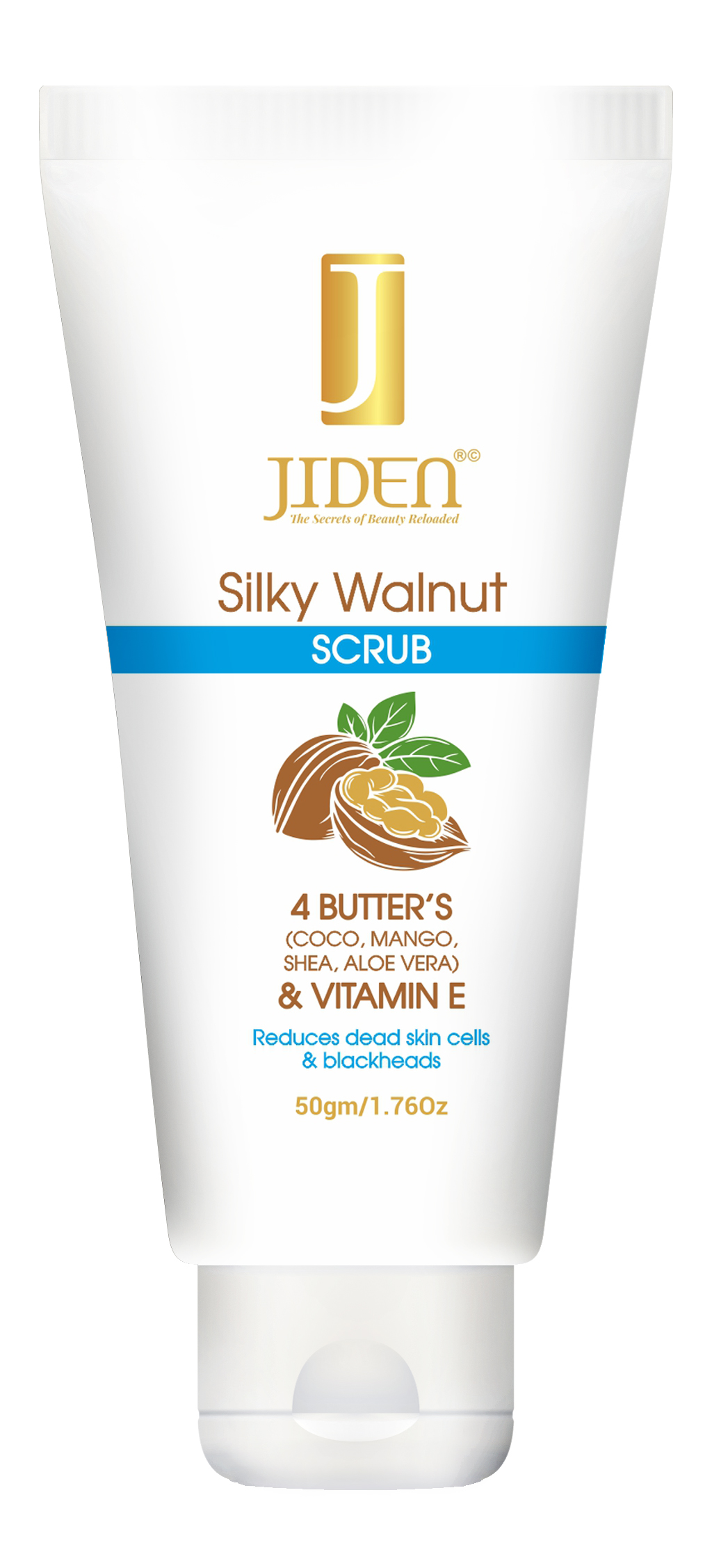 JIDEN SILKY WALNUT SCRUB 50 GM (PACK OF TWO)